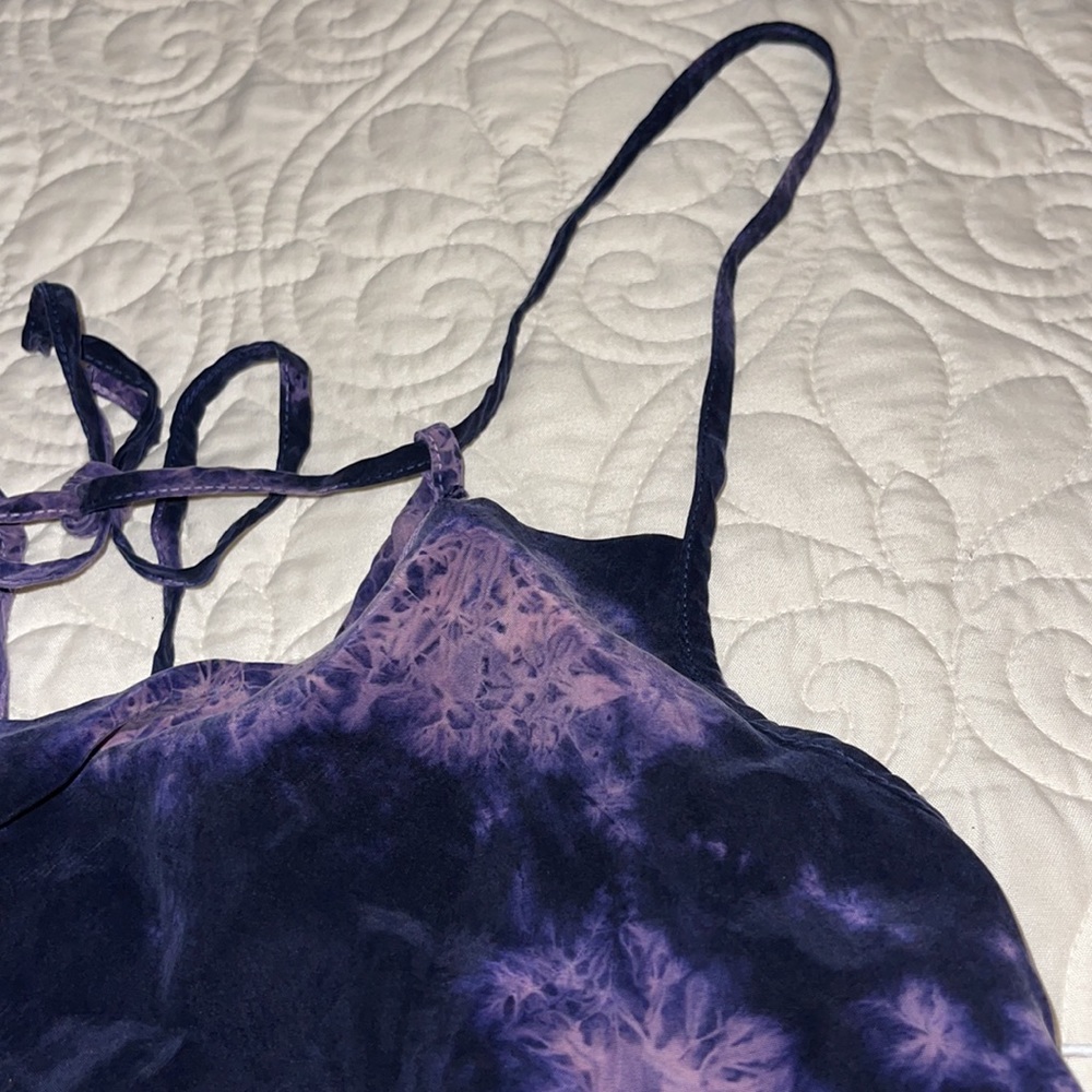 Anthropologie // Stateside Cupro Tie Dye Tank {Purple} NWT๐ - Picture 7 of 14